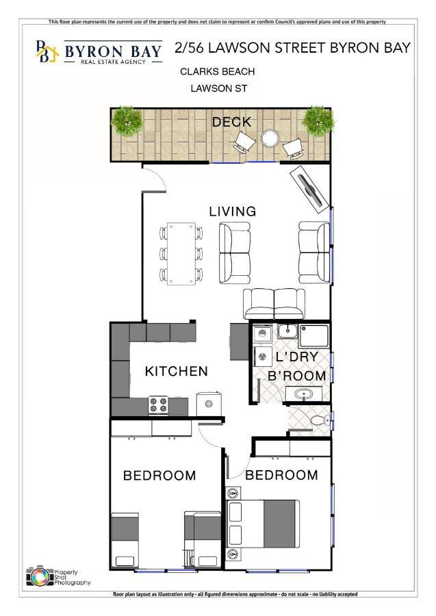 2/56 Lawson Street@Clarkes Beach Byron Bay Exterior photo